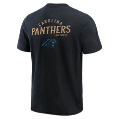 Carolina Panthers Darius Rucker Collection Washed Henley T-Shirt Black