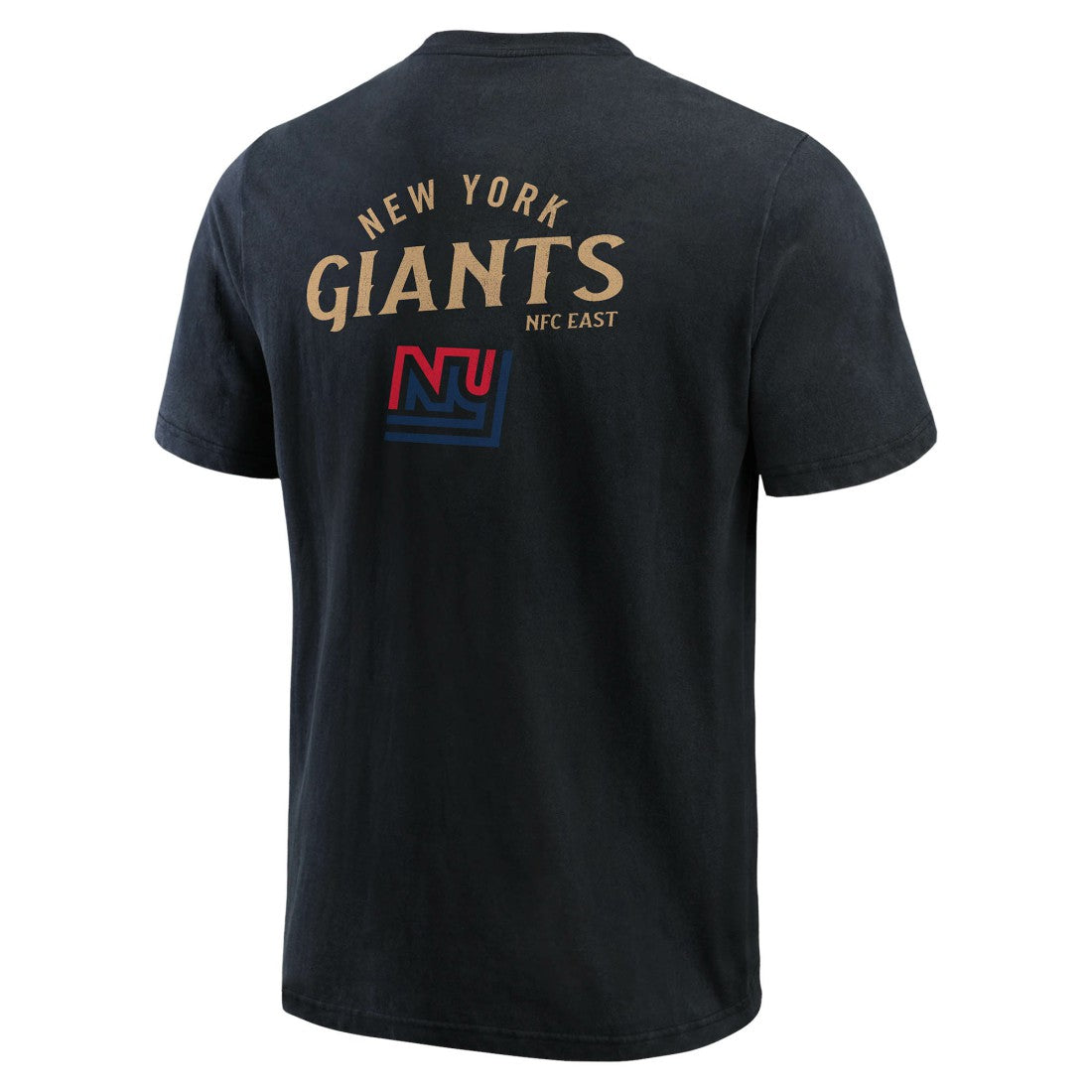 New York Giants Darius Rucker Collection Washed Henley T-Shirt Black