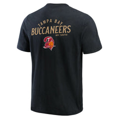 Tampa Bay Buccaneers Darius Rucker Collection Washed Henley T-Shirt Black