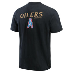 Tennessee Titans Darius Rucker Collection Washed Henley T-Shirt Black