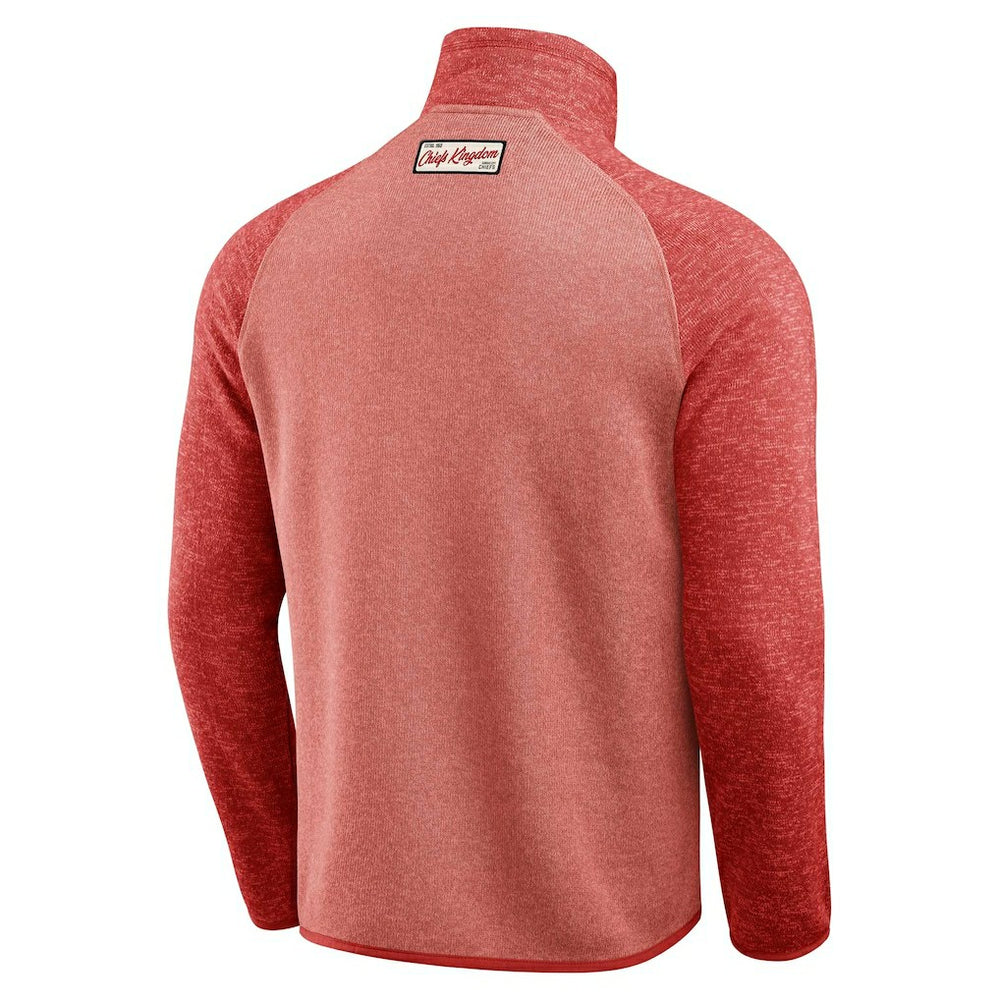 Kansas City Chiefs Darius Rucker Collection Tonal Quarter-Zip Jacket Red