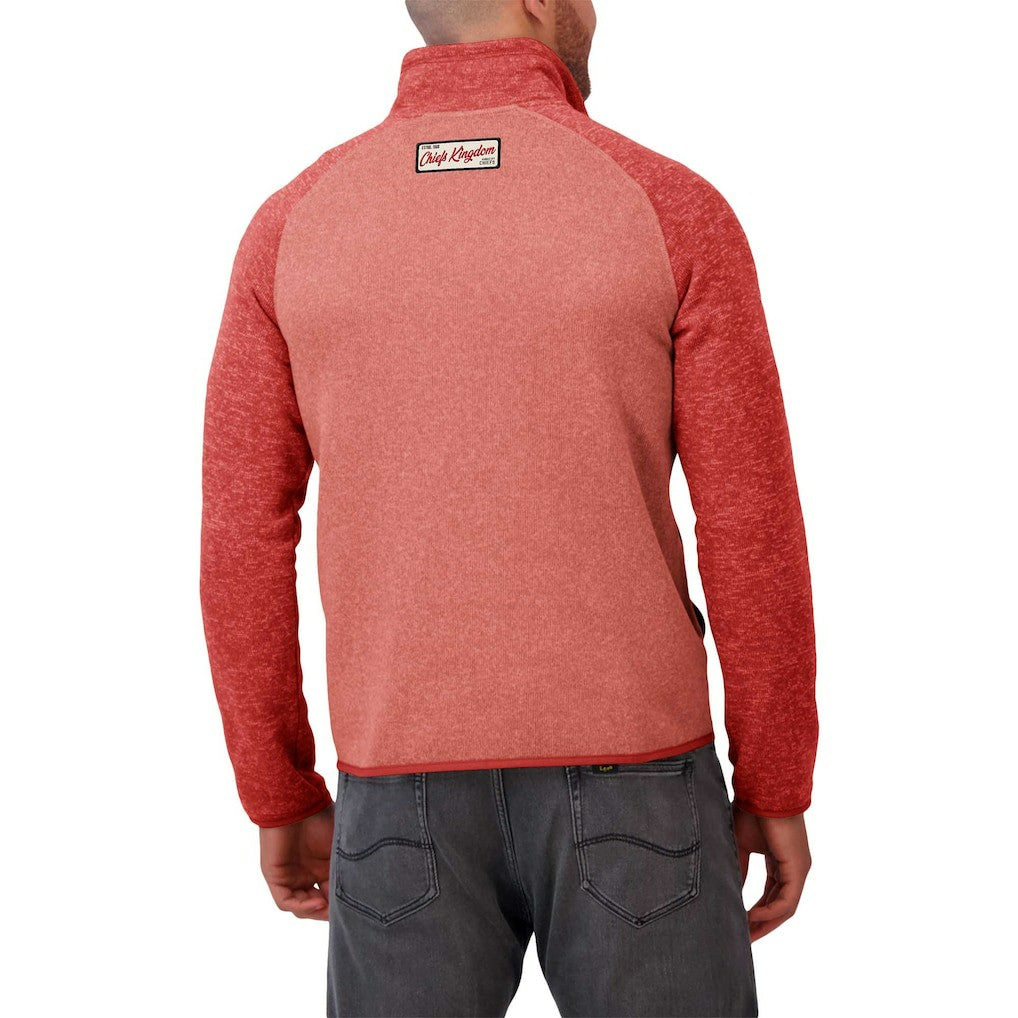 Kansas City Chiefs Darius Rucker Collection Tonal Quarter-Zip Jacket Red