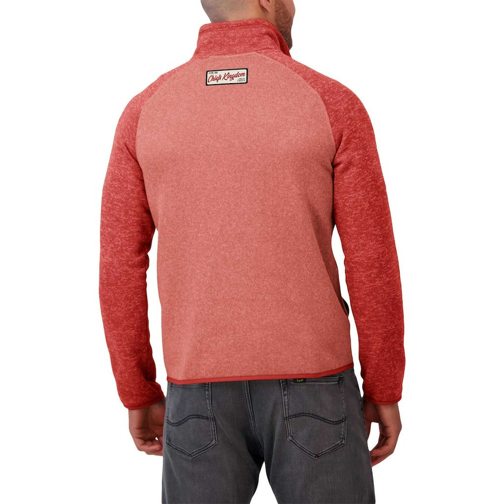 Kansas City Chiefs Darius Rucker Collection Tonal Quarter-Zip Jacket Red