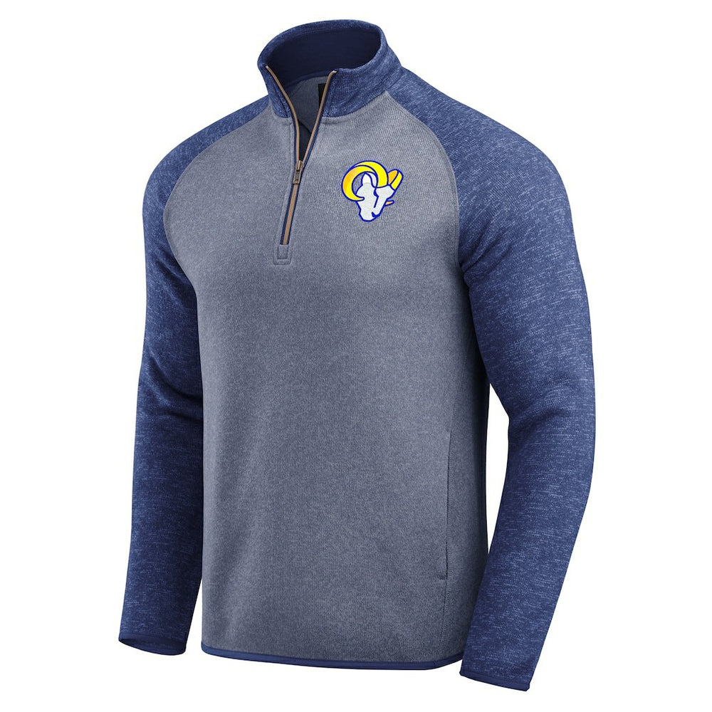 Los Angeles Rams Darius Rucker Collection Tonal Quarter-Zip Jacket Blue