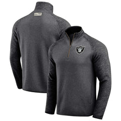 Las Vegas Raiders Darius Rucker Collection Tonal Quarter-Zip Jacket Black