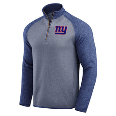 New York Giants Darius Rucker Collection Tonal Quarter-Zip Jacket Blue