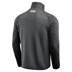 Philadelphia Eagles Darius Rucker Collection Tonal Quarter-Zip Jacket Black