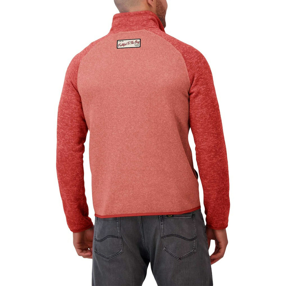San Francisco 49ers Darius Rucker Collection Tonal Quarter-Zip Jacket Scarlet