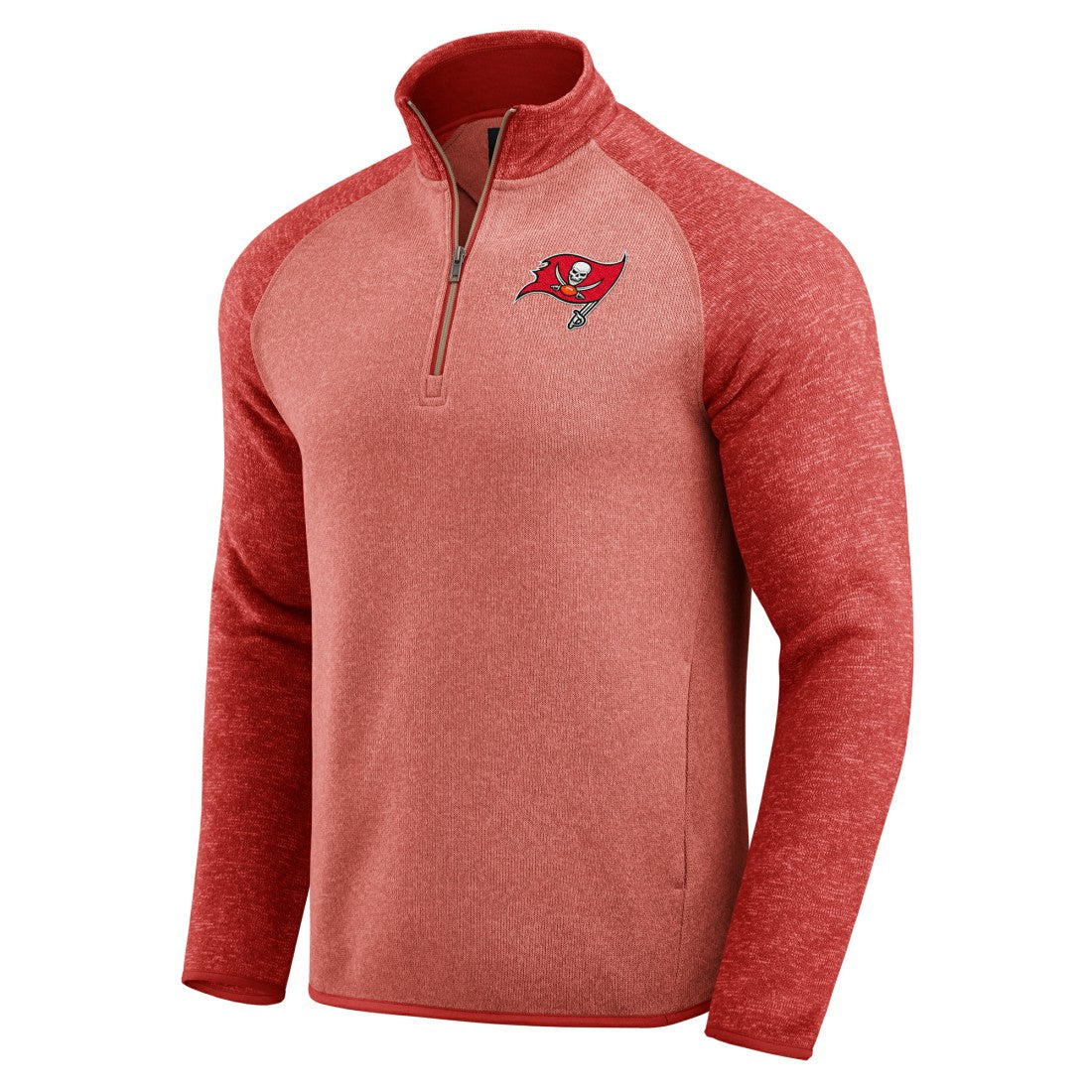Tampa Bay Buccaneers Darius Rucker Collection Tonal Quarter-Zip Jacket Red