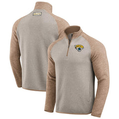 Jacksonville Jaguars Darius Rucker Collection Tonal Quarter-Zip Jacket Tan