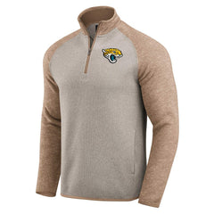 Jacksonville Jaguars Darius Rucker Collection Tonal Quarter-Zip Jacket Tan