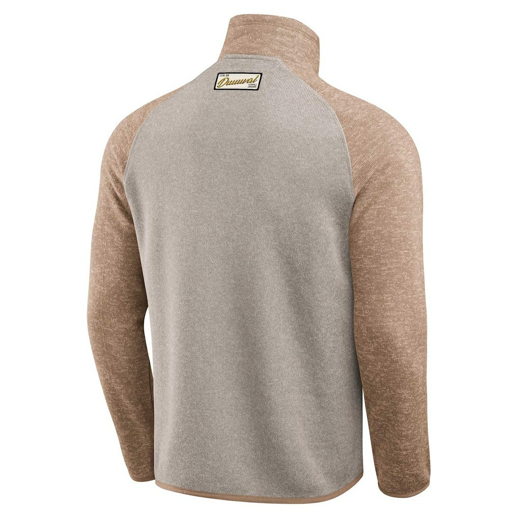 Jacksonville Jaguars Darius Rucker Collection Tonal Quarter-Zip Jacket Tan