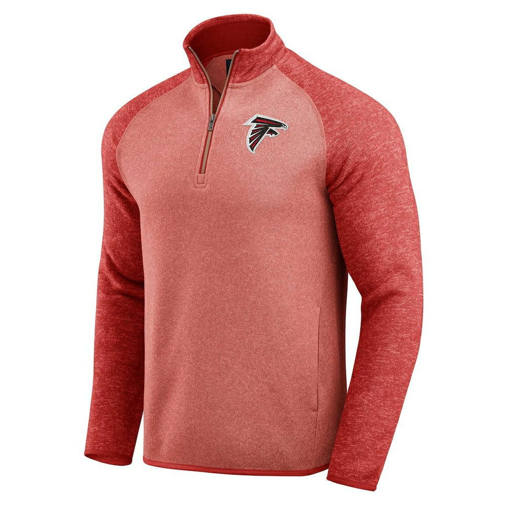 Atlanta Falcons Darius Rucker Collection Tonal Quarter-Zip Jacket Red