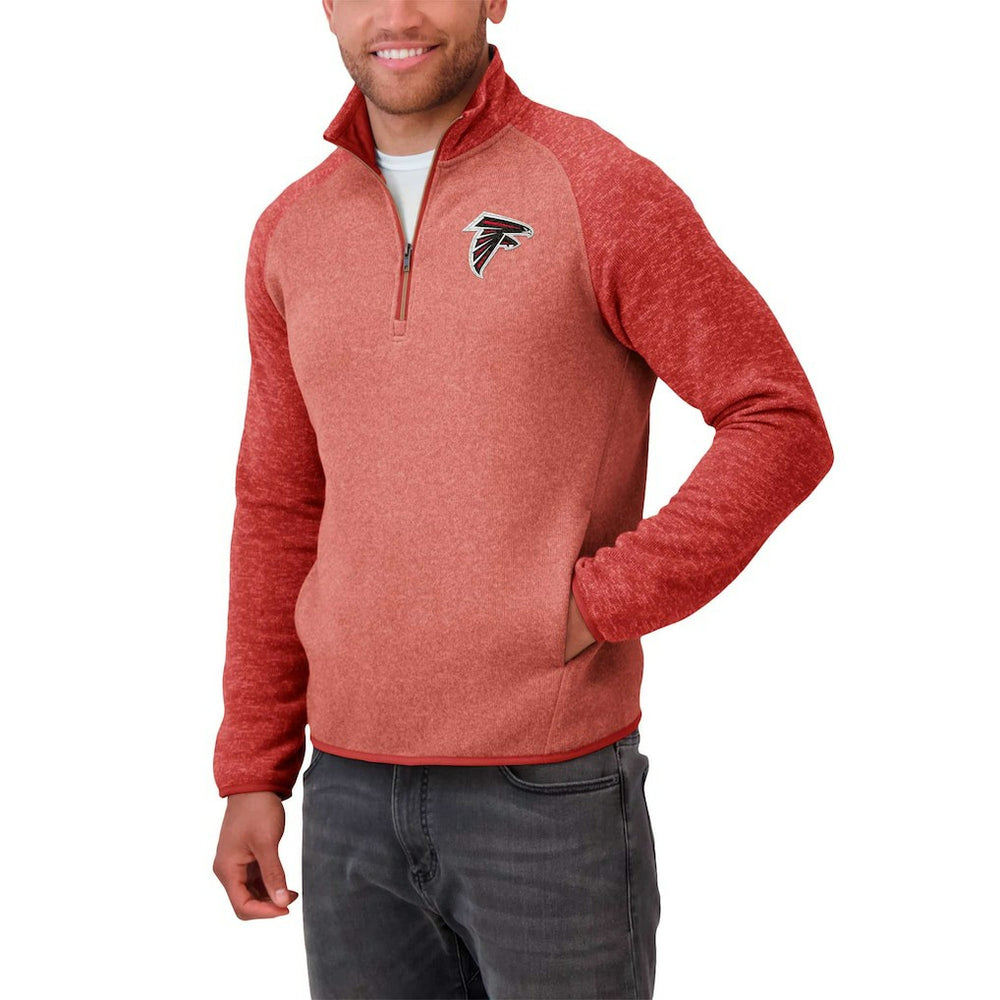 Atlanta Falcons Darius Rucker Collection Tonal Quarter-Zip Jacket Red