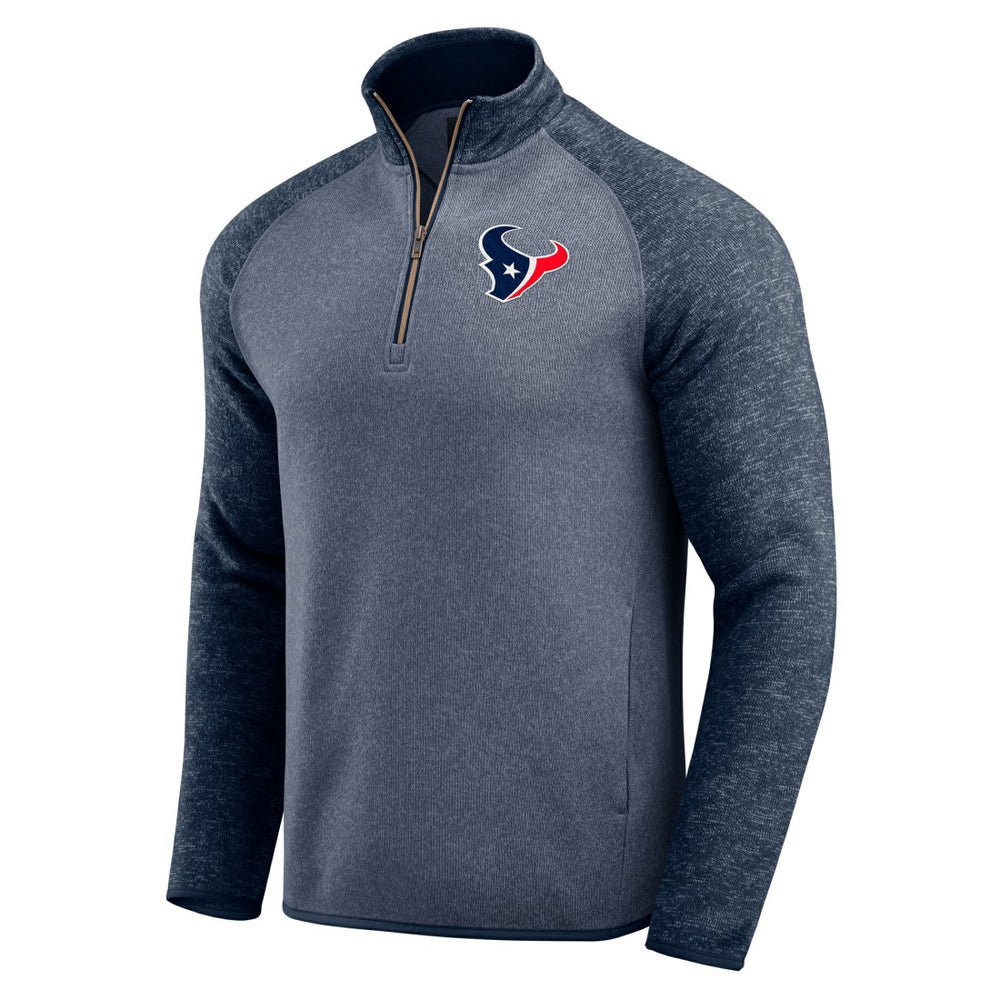 Houston Texans Darius Rucker Collection Tonal Quarter-Zip Jacket Navy