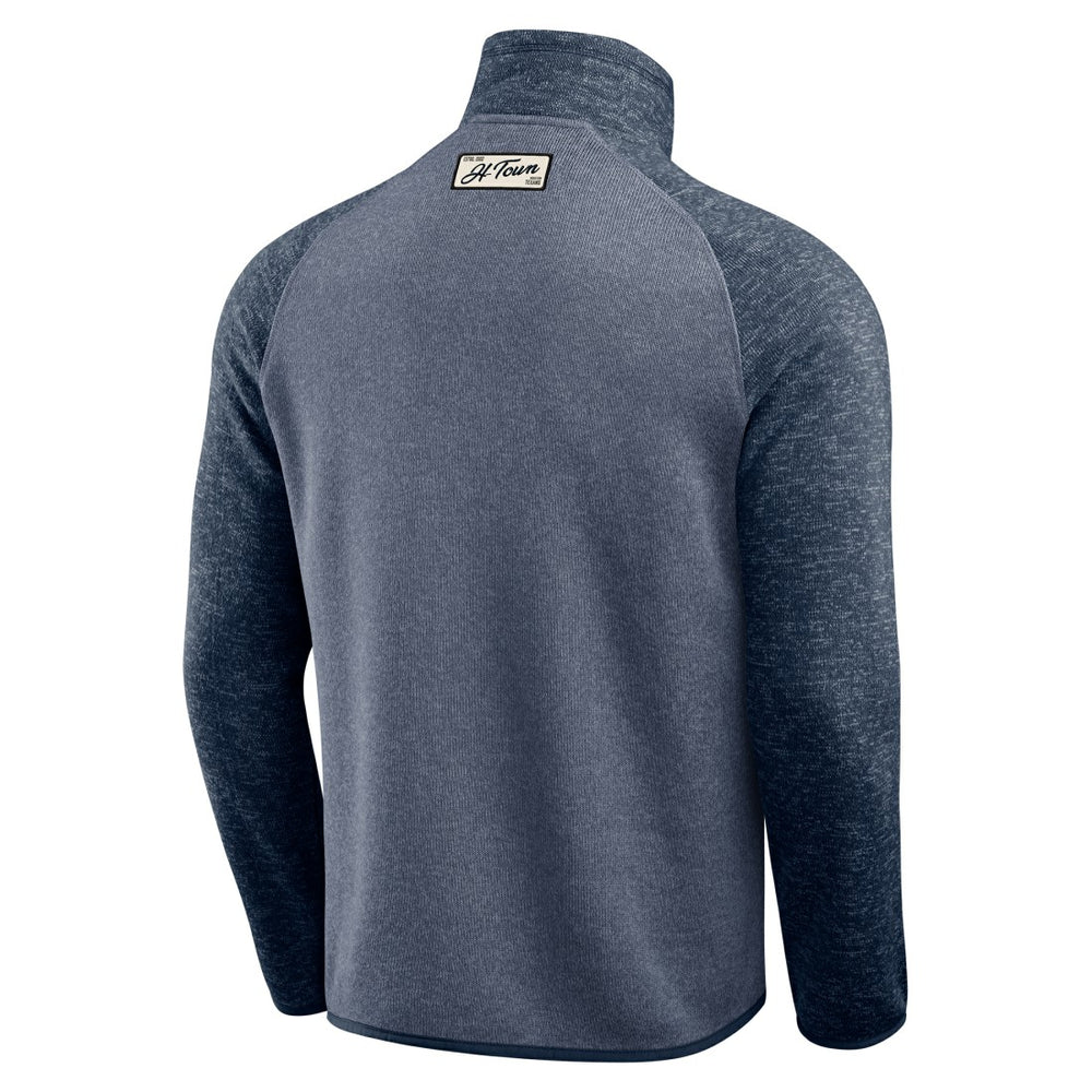 Houston Texans Darius Rucker Collection Tonal Quarter-Zip Jacket Navy