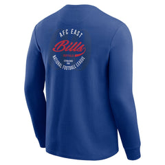 Buffalo Bills Darius Rucker Collection Washed Waffle-Knit Long Sleeve T-Shirt Royal