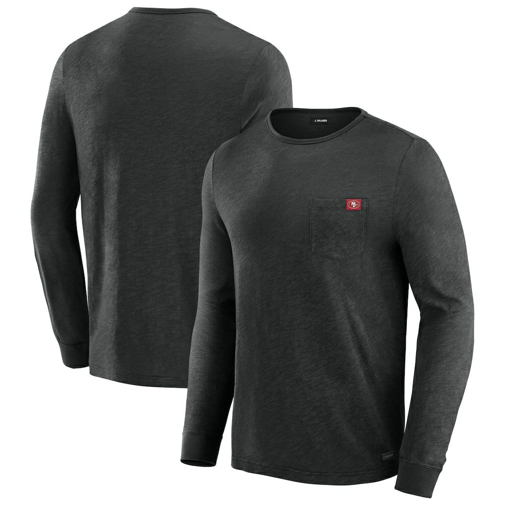 San Francisco 49ers J. Palmer In-The-Pocket Long Sleeve T-Shirt Black