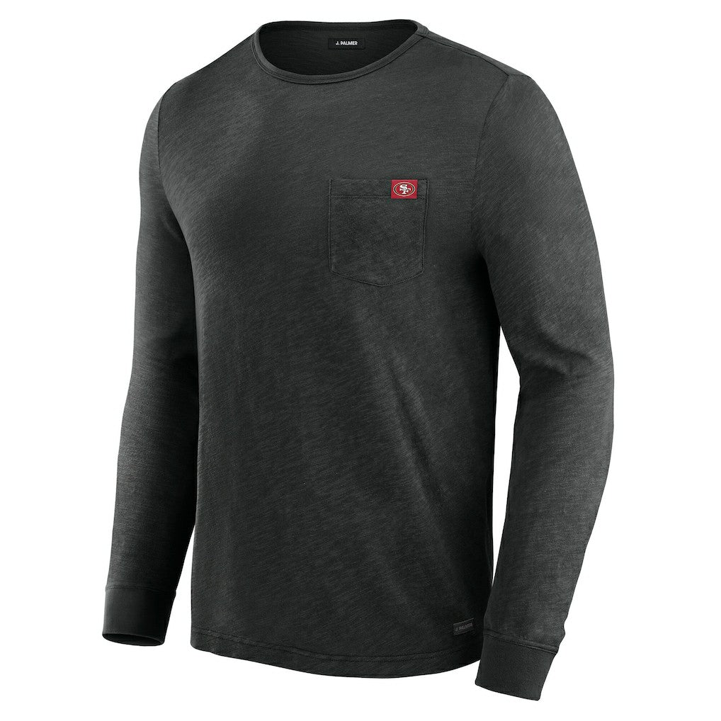 San Francisco 49ers J. Palmer In-The-Pocket Long Sleeve T-Shirt Black