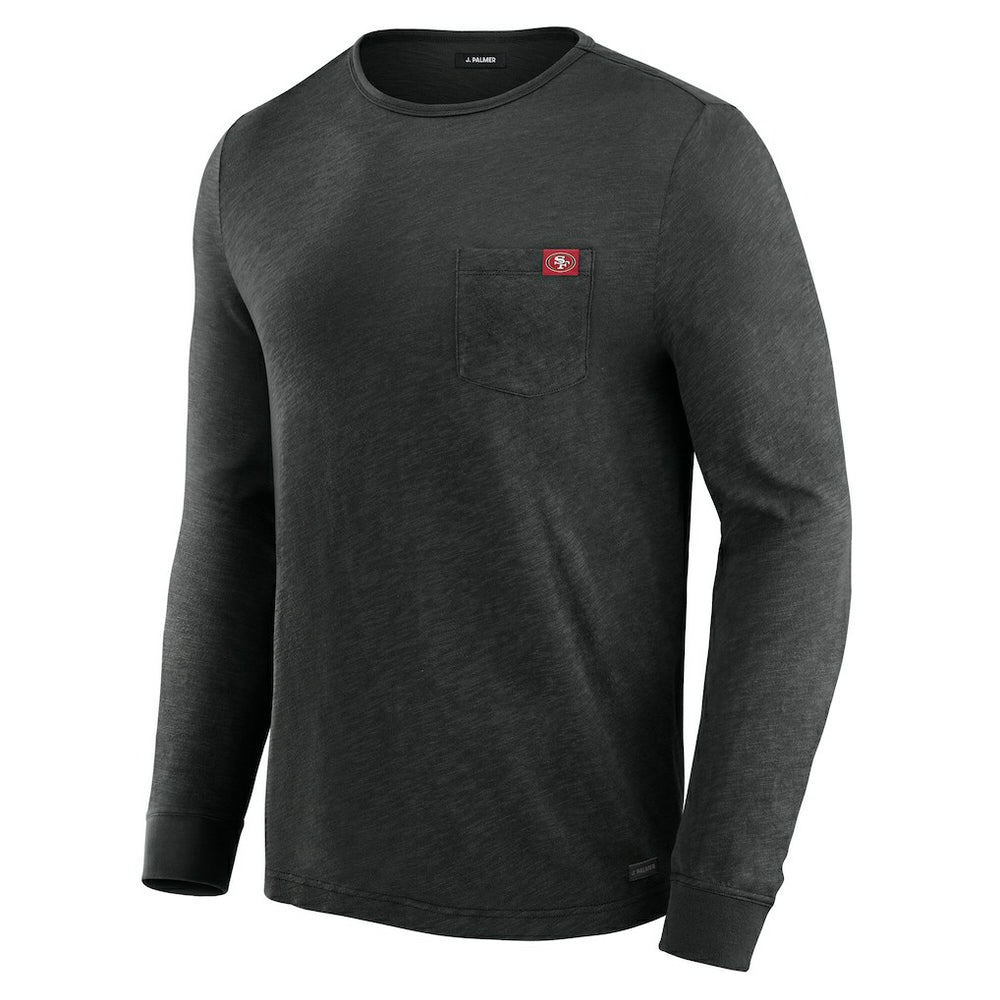San Francisco 49ers J. Palmer In-The-Pocket Long Sleeve T-Shirt Black