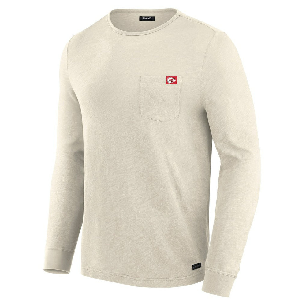 Kansas City Chiefs J. Palmer In-The-Pocket Long Sleeve T-Shirt Cream