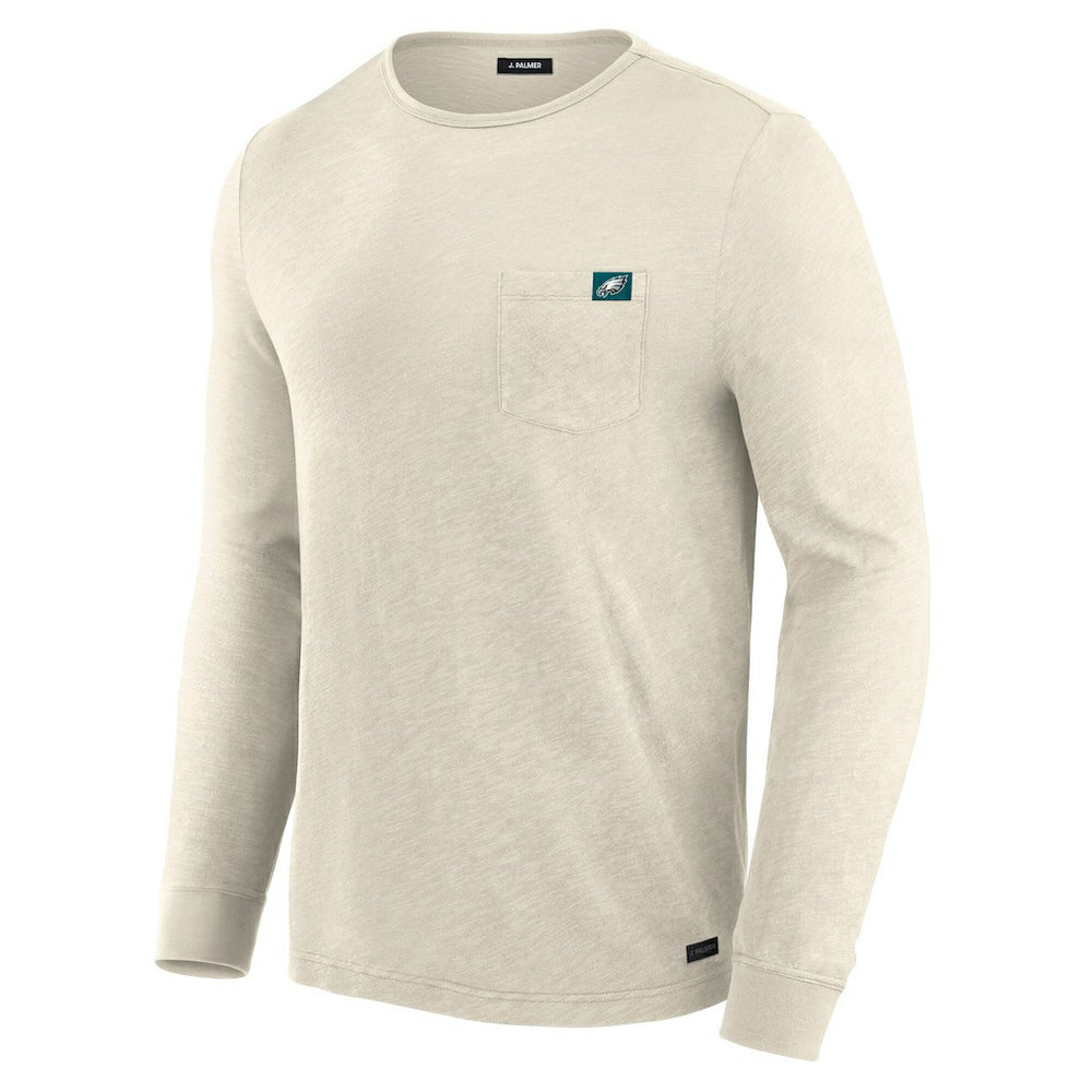 Philadelphia Eagles J. Palmer In-The-Pocket Long Sleeve T-Shirt Cream