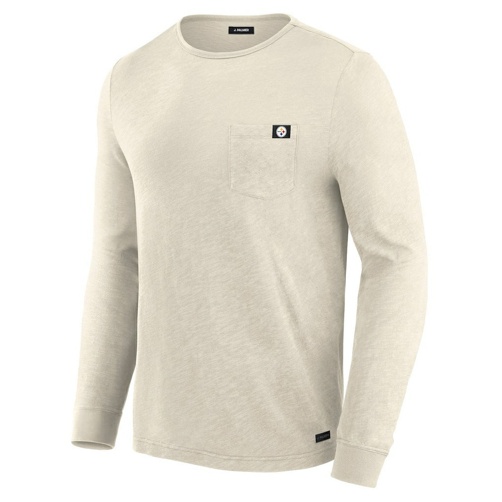 Pittsburgh Steelers J. Palmer In-The-Pocket Long Sleeve T-Shirt Cream