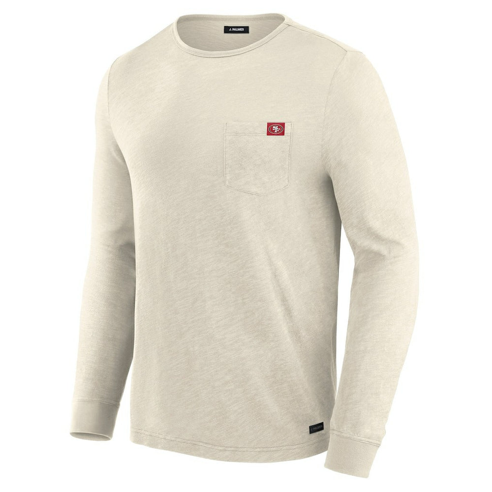San Francisco 49ers J. Palmer In-The-Pocket Long Sleeve T-Shirt Cream