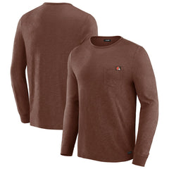 Cleveland Browns J. Palmer In-The-Pocket Long Sleeve T-Shirt Tan