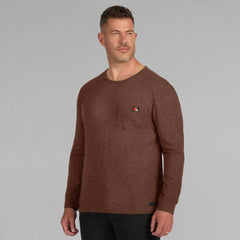 Cleveland Browns J. Palmer In-The-Pocket Long Sleeve T-Shirt Tan
