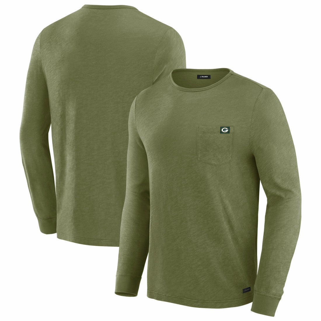 Green Bay Packers J. Palmer In-The-Pocket Long Sleeve T-Shirt Olive