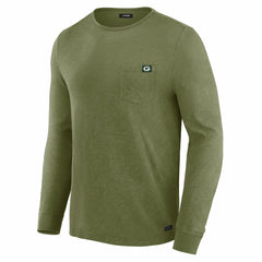 Green Bay Packers J. Palmer In-The-Pocket Long Sleeve T-Shirt Olive