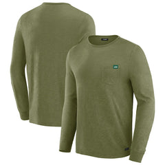 New York Jets J. Palmer In-The-Pocket Long Sleeve T-Shirt Olive
