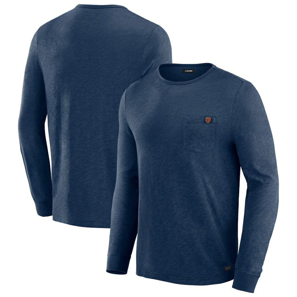 Chicago Bears J. Palmer In-The-Pocket Long Sleeve T-Shirt Navy