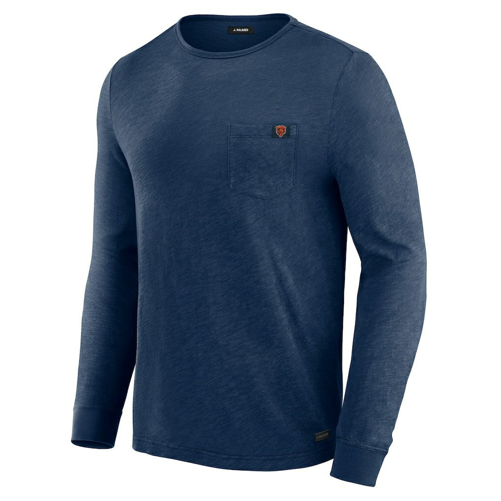 Chicago Bears J. Palmer In-The-Pocket Long Sleeve T-Shirt Navy