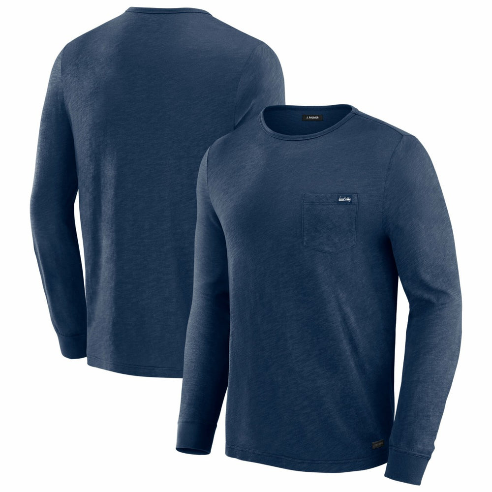 Seattle Seahawks J. Palmer In-The-Pocket Long Sleeve T-Shirt Navy