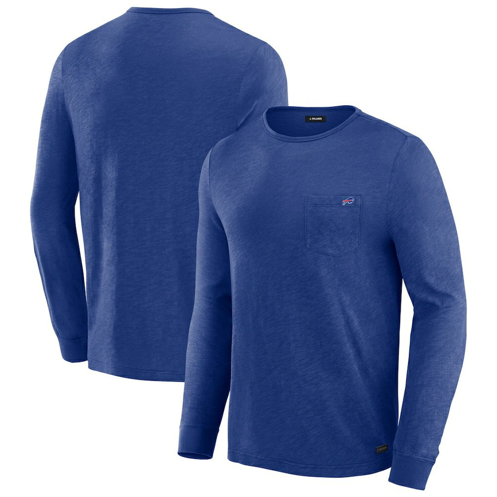 Buffalo Bills J. Palmer In-The-Pocket Long Sleeve T-Shirt Blue