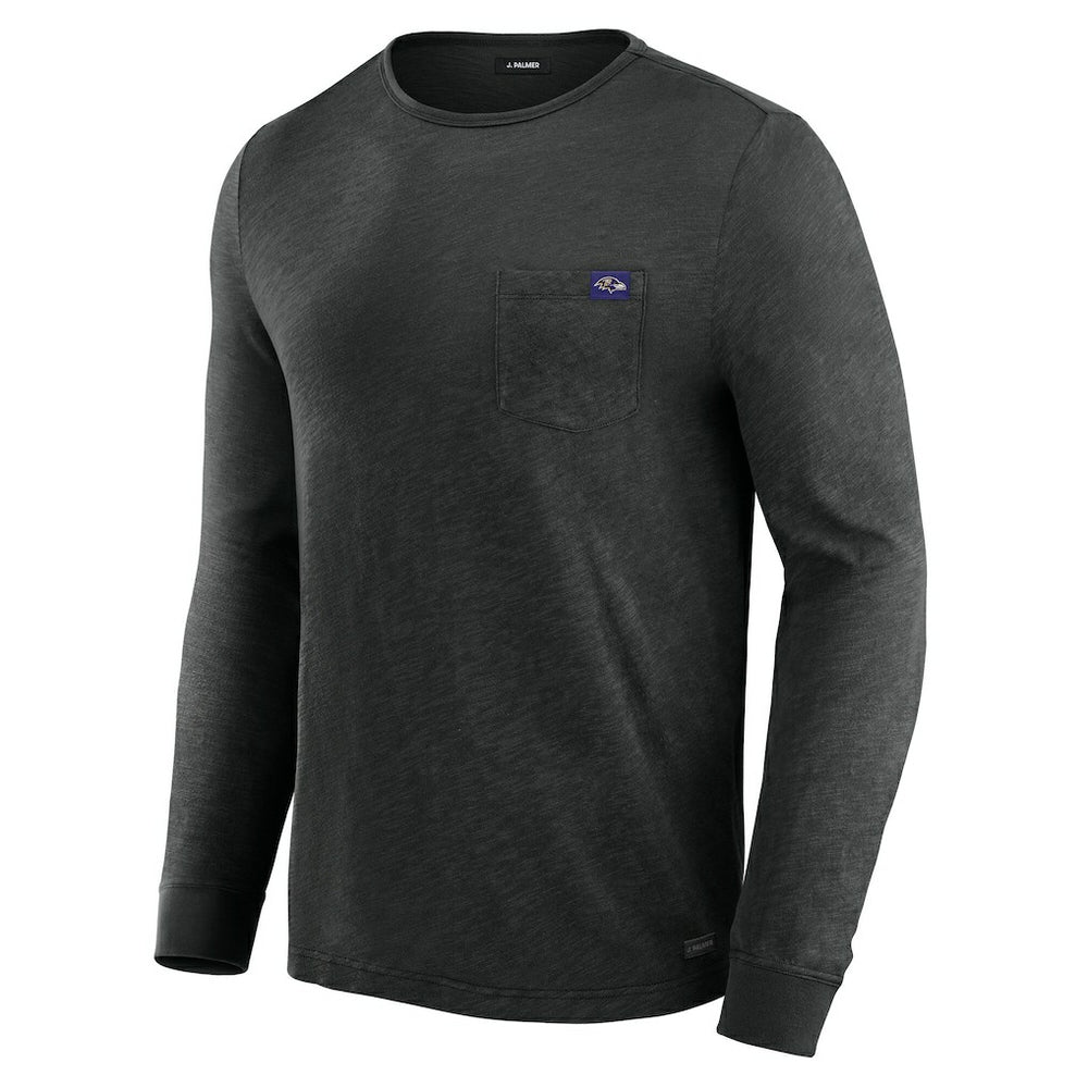 Baltimore Ravens J. Palmer In-The-Pocket Long Sleeve T-Shirt Black