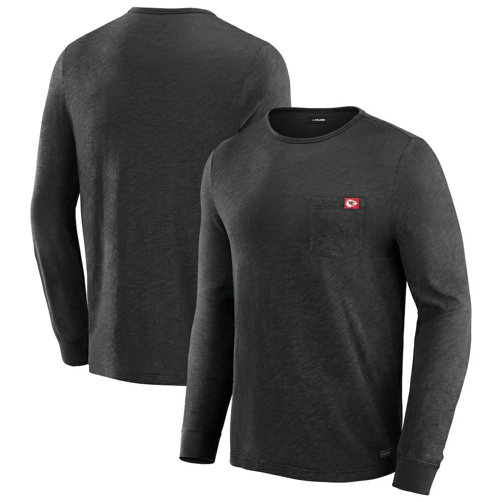 Kansas City Chiefs J. Palmer In-The-Pocket Long Sleeve T-Shirt Black