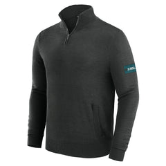 Philadelphia Eagles J. Palmer Franchise Quarter-Zip Sweater Black