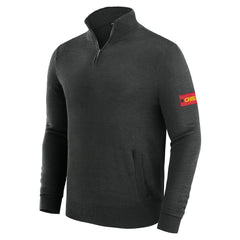Kansas City Chiefs J. Palmer Franchise Quarter-Zip Sweater Black