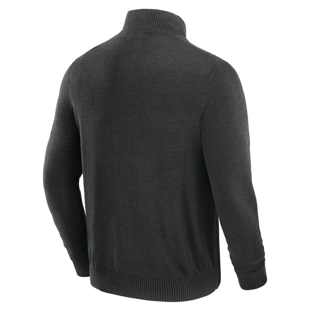 Cincinnati Bengals J. Palmer Franchise Quarter-Zip Sweater Black