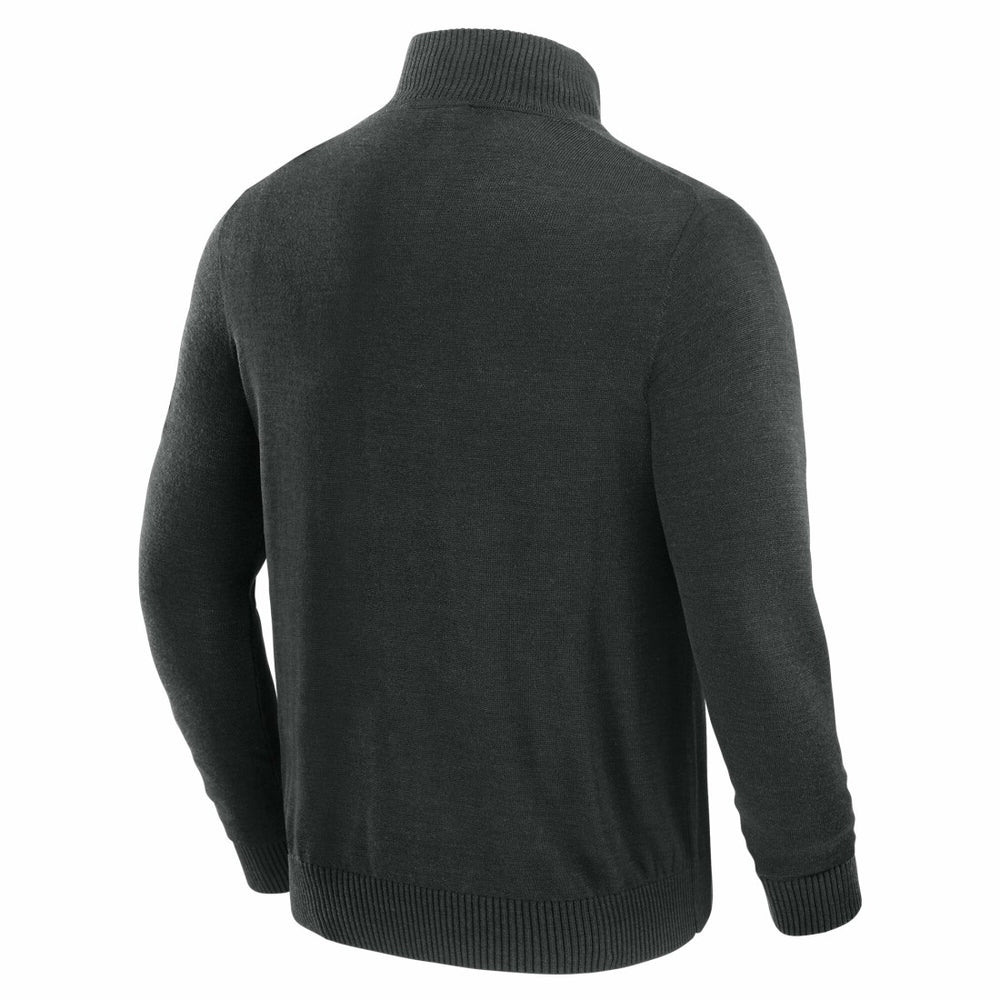 Green Bay Packers J. Palmer Franchise Quarter-Zip Sweater Black