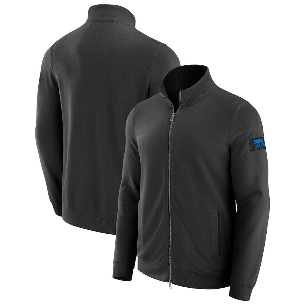 Carolina Panthers J. Palmer QB1 Full-Zip Sweatshirt Black