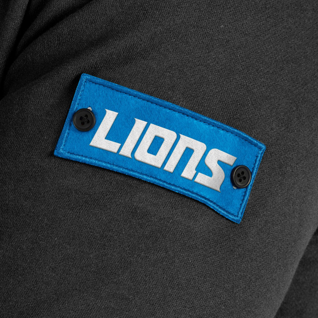Detroit Lions J. Palmer QB1 Full-Zip Sweatshirt Black