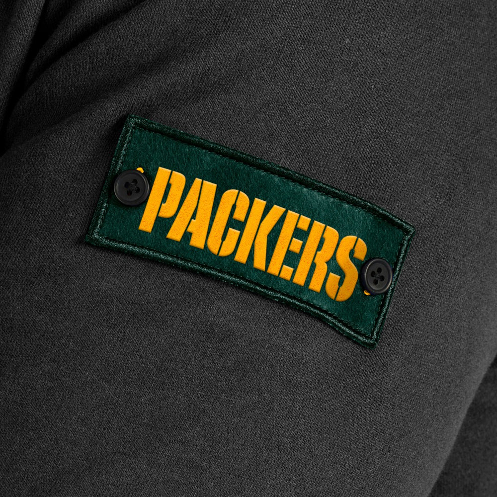 Green Bay Packers J. Palmer QB1 Full-Zip Sweatshirt Black