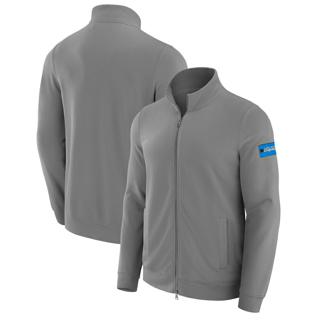 Los Angeles Chargers J. Palmer QB1 Full-Zip Sweatshirt Graphite