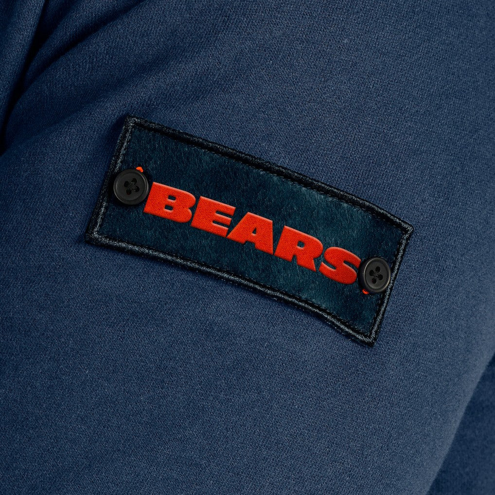 Chicago Bears J. Palmer QB1 Full-Zip Sweatshirt Navy