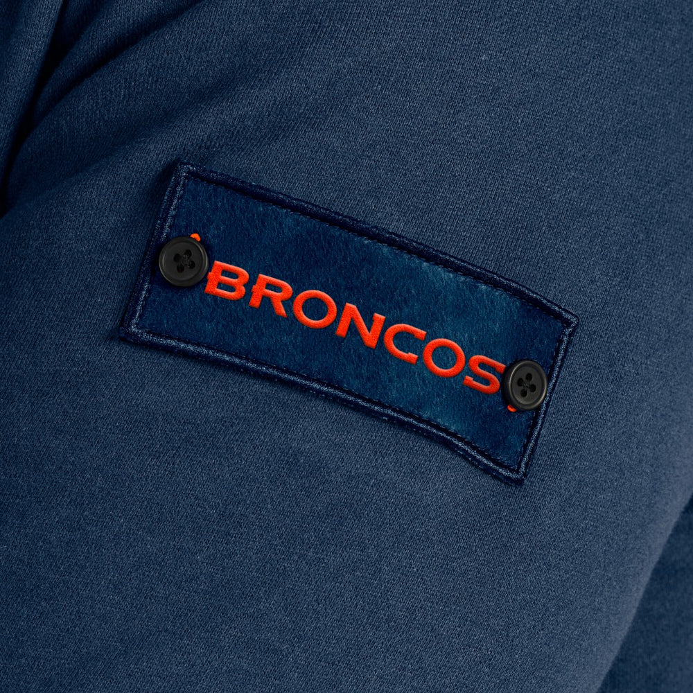 Denver Broncos J. Palmer QB1 Full-Zip Sweatshirt Navy