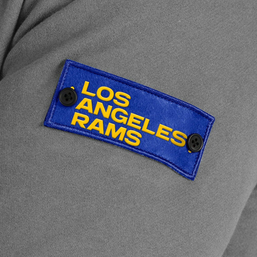 Los Angeles Rams J. Palmer QB1 Full-Zip Sweatshirt Graphite